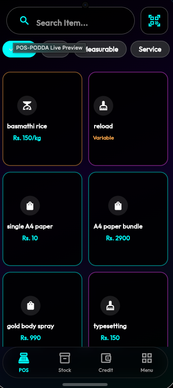 POS-PODDA Screenshot 1